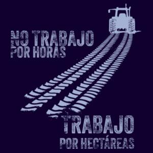 Playera Trabajo por hectáreas Diseño
